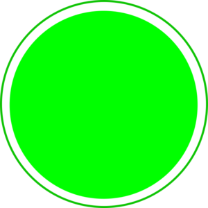300x300 Glossy Green Circle Button Clip Art