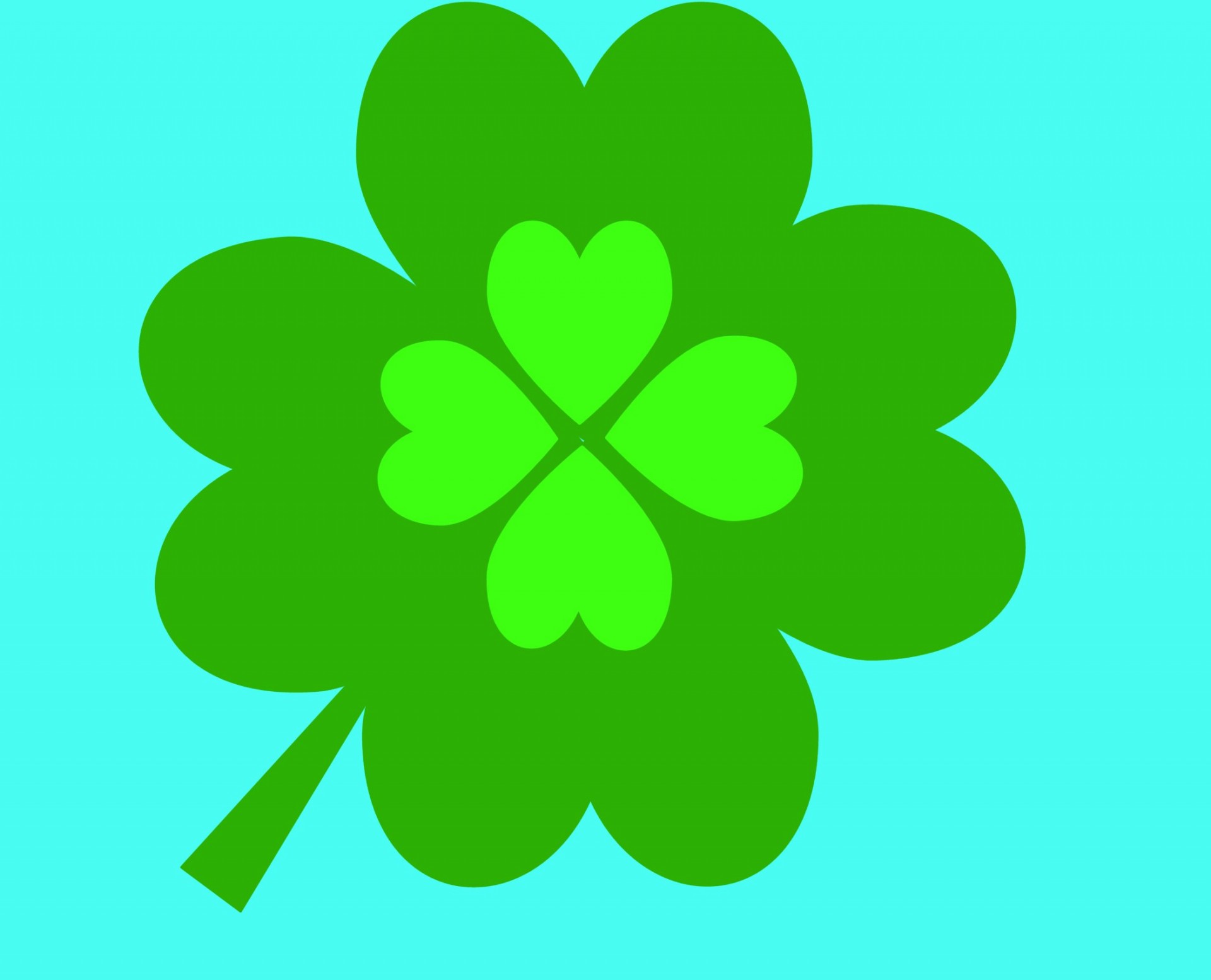 1920x1554 Four Leaf Clover Clip Art Free Stock Photo