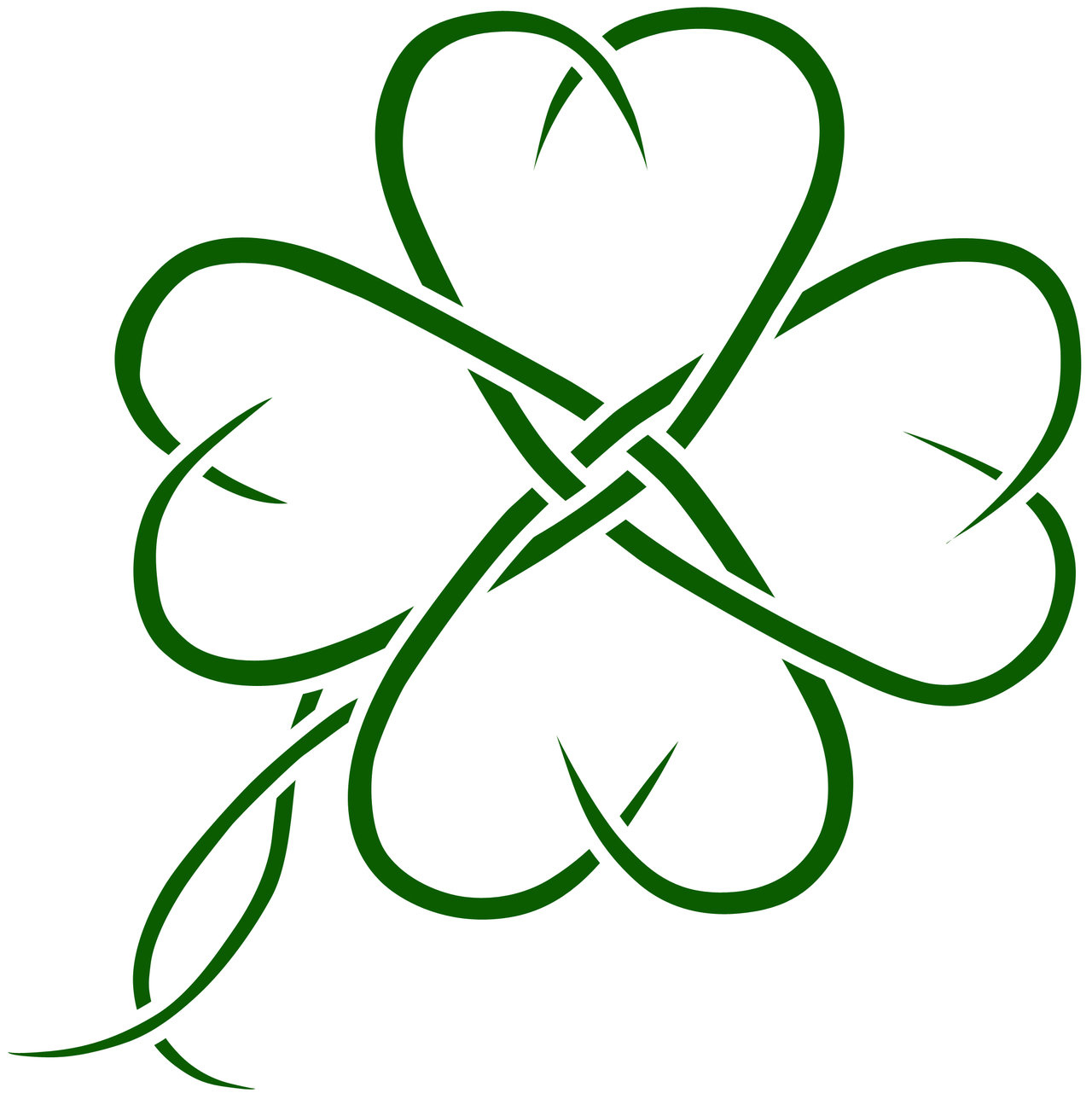 1280x1288 Four Leaf Clover 4 Leaf Clover Four Art Clipart Clipartix