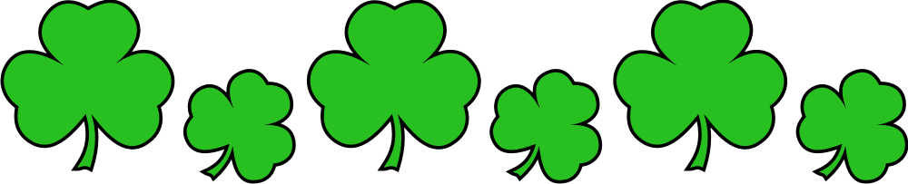 1000x203 Leaf St Patricks Clipart, Explore Pictures