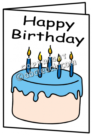 300x438 Birthday Cards Clip Art