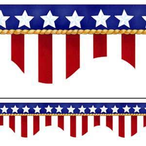 300x300 Free Clipart Border American Flags