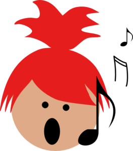 264x299 Child Singing Clip Art