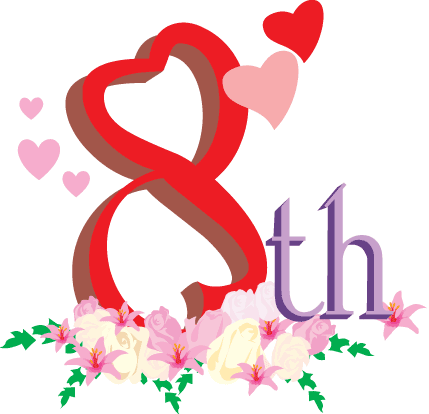 429x414 Happy 7th Anniversary Clipart