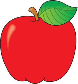 304x327 Fall Apple Clipart
