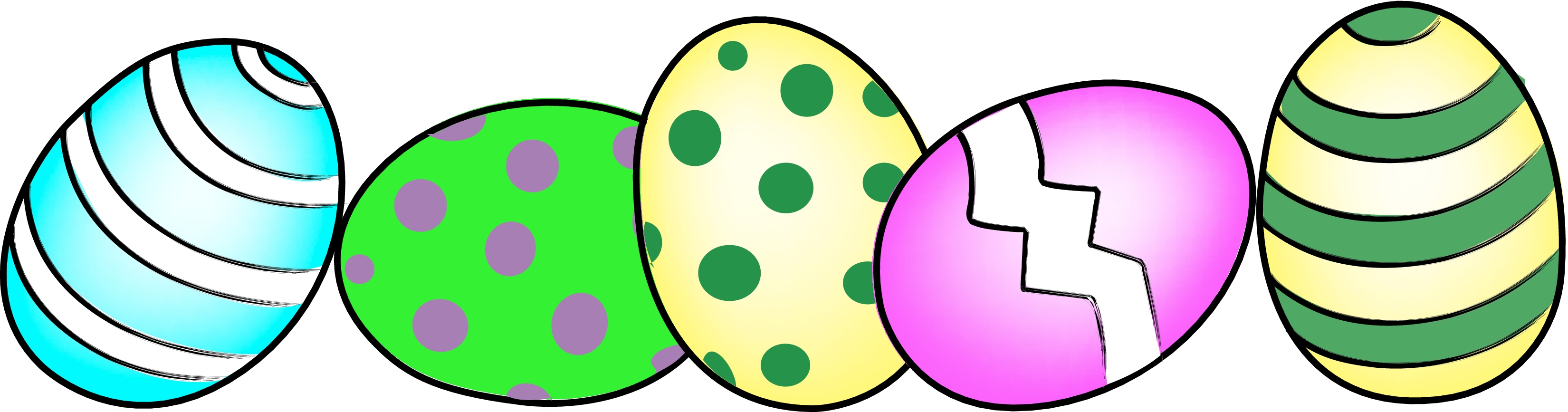 3300x867 Easter Clipart April