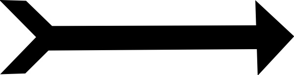 600x154 Black Right Arrow Clip Art Free Vector In Open Office Drawing Svg