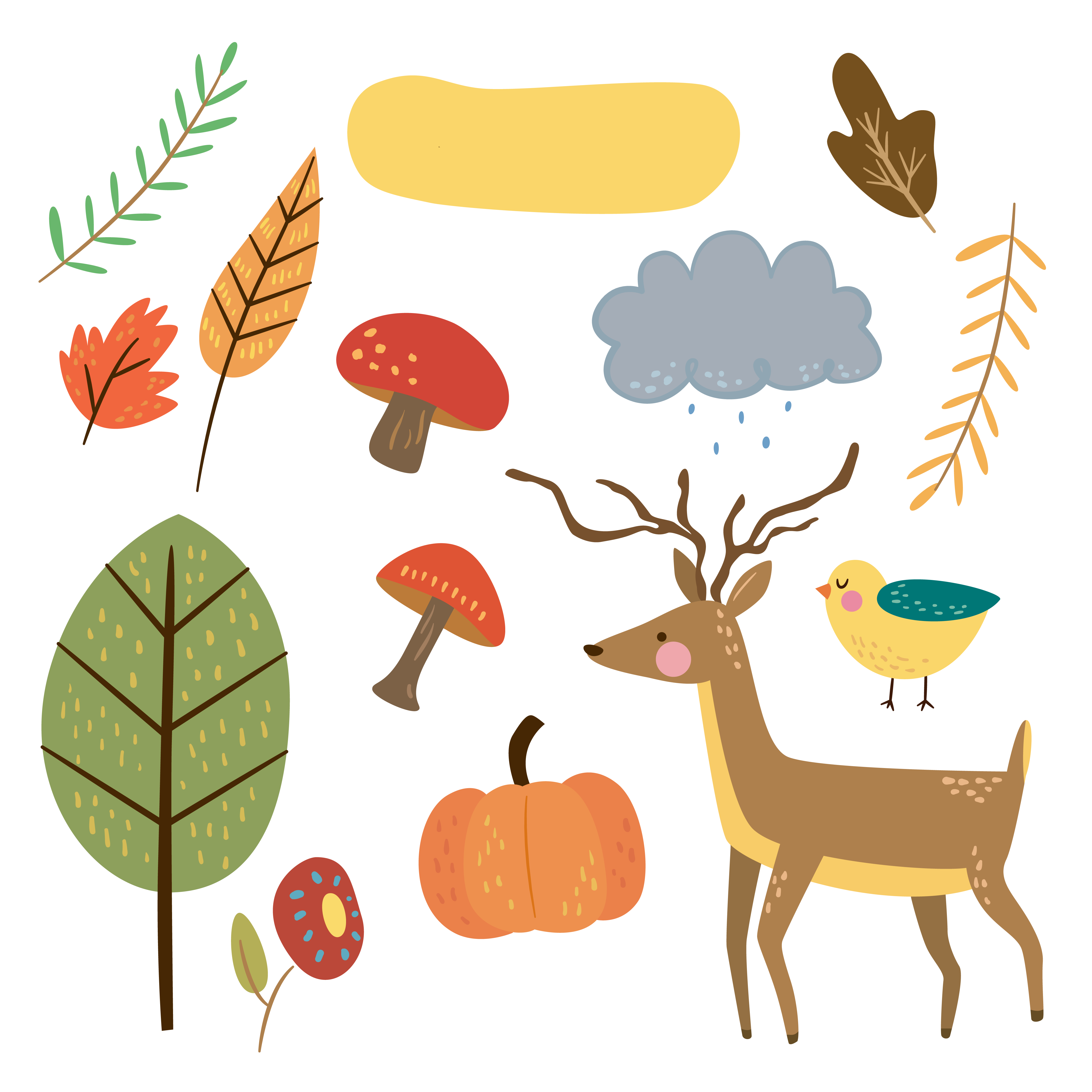 4500x4500 Free Critter Autumn Planner Stickers And Clip Art!