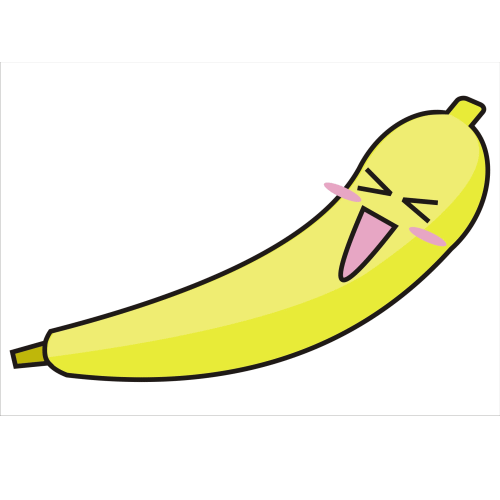 500x500 Banana Clipart Papaya