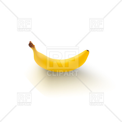 400x400 Banana Icon Isolated Background Royalty Free Vector Clip Art Image