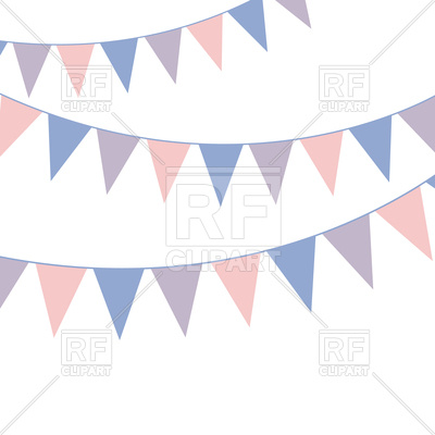 400x400 Bunting Banner Royalty Free Vector Clip Art Image