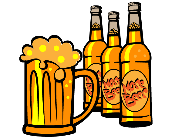 600x455 Free Beer Bottle Clipart Image