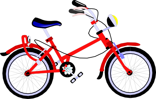 512x325 Bicycles Clipart