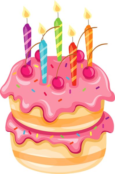 397x600 Birthday Cake Clip Art Free Clipart Images 6
