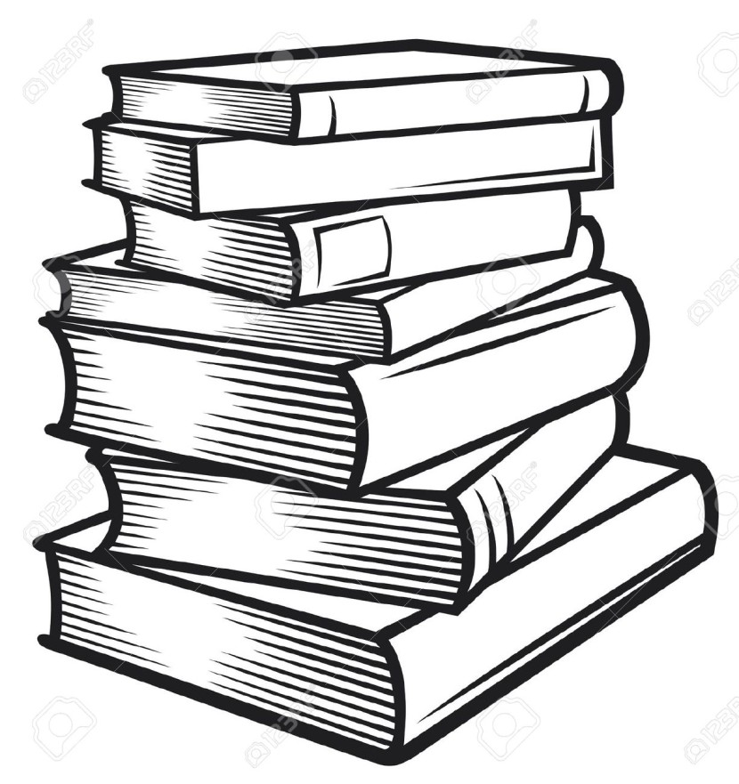 830x881 Best Stack Of Books Clipart