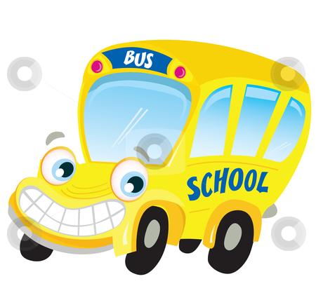 450x438 Funny School Bus Clipart