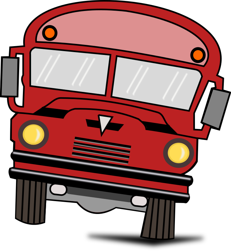 737x800 Bus Clipart Red Bus