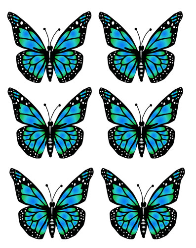 397x500 5 Butterfly Image Clip Art. Clipart Panda