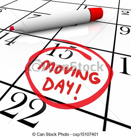 450x470 Moving Clipart Calendar