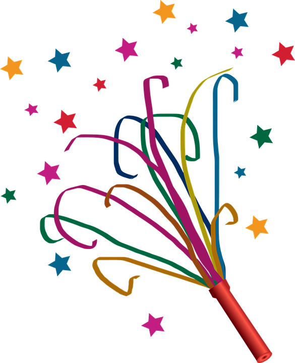 585x720 Celebration Clipart Star Vector