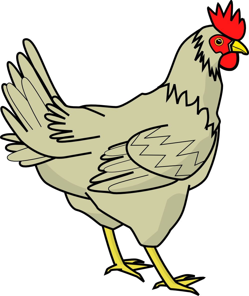 999x1185 Chicken Clipart Black And White Free Clipart Images