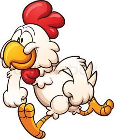 236x287 Cute Cartoon Yellow Chicken. Vector Illustration With Simple