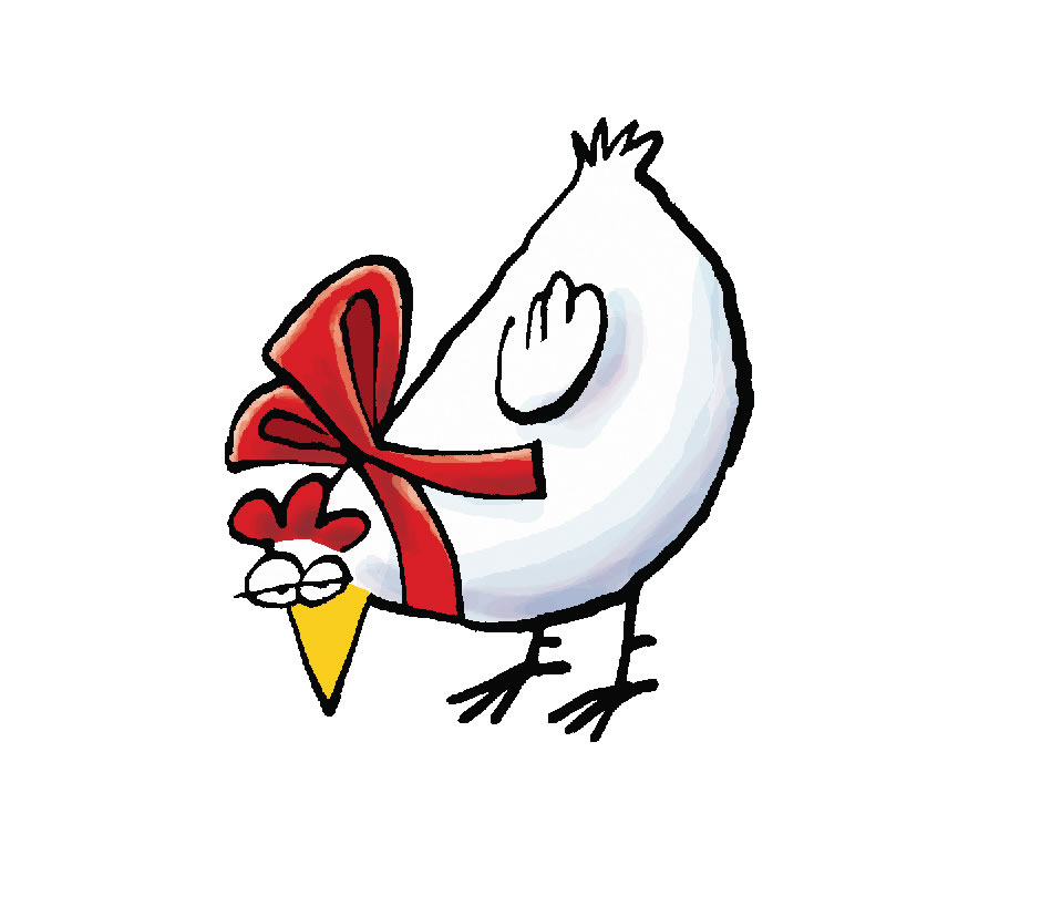 949x828 Christmas Chicken Clip Art