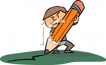 350x216 Pictures Of Children Writing Clipart