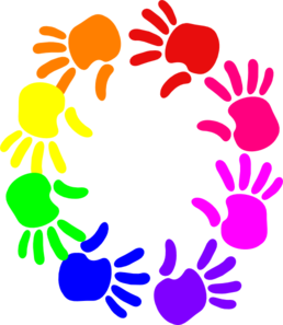 258x297 Circle Of Hands Clip Art