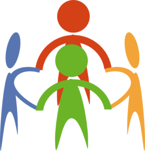 288x299 People Holding Hands In A Circle Clip Art