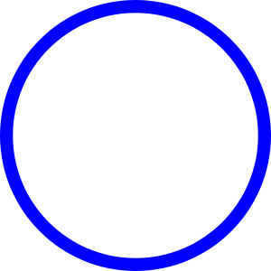 300x300 Blue Circle Clipart