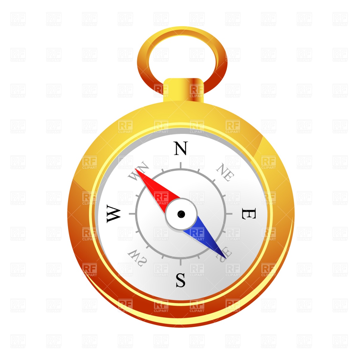 1200x1200 Compass Icon Royalty Free Vector Clip Art Image