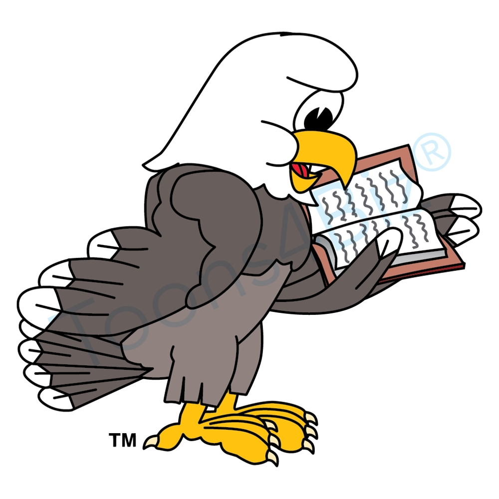 1000x1000 Bald Eagle Clipart Cartoon