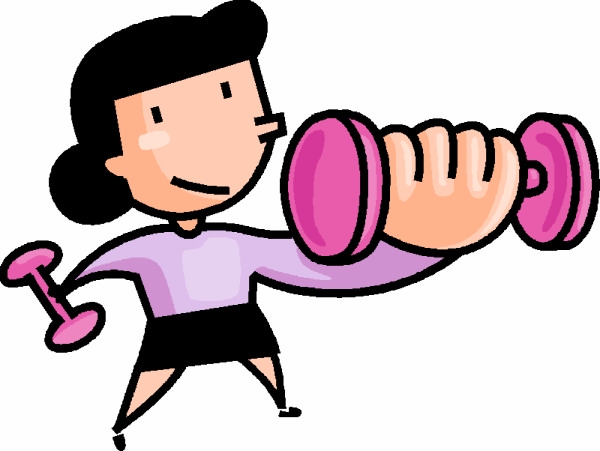 600x451 Exercise Clip Art Workout Girl Clipart Kid 2