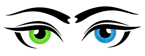 500x193 Green Eyes Clipart Human Eye