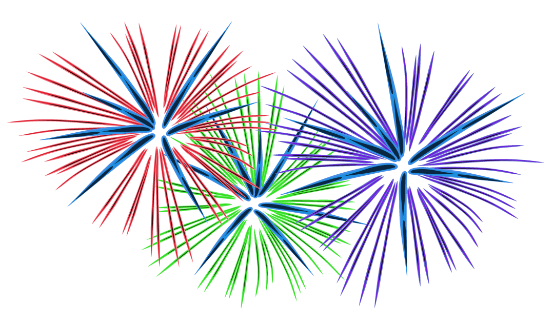 1080x638 Free Clip Art Fireworks