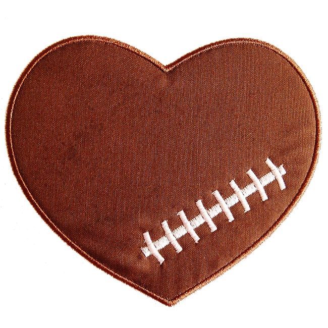 650x650 Heart Clipart Football