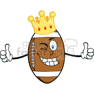 300x300 Royalty Free 6570 Royalty Free Clip Art American Football Ball