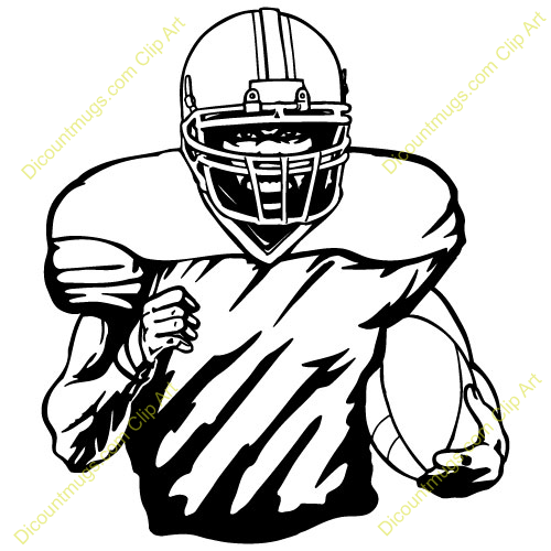 500x500 Football Player Clipart Free