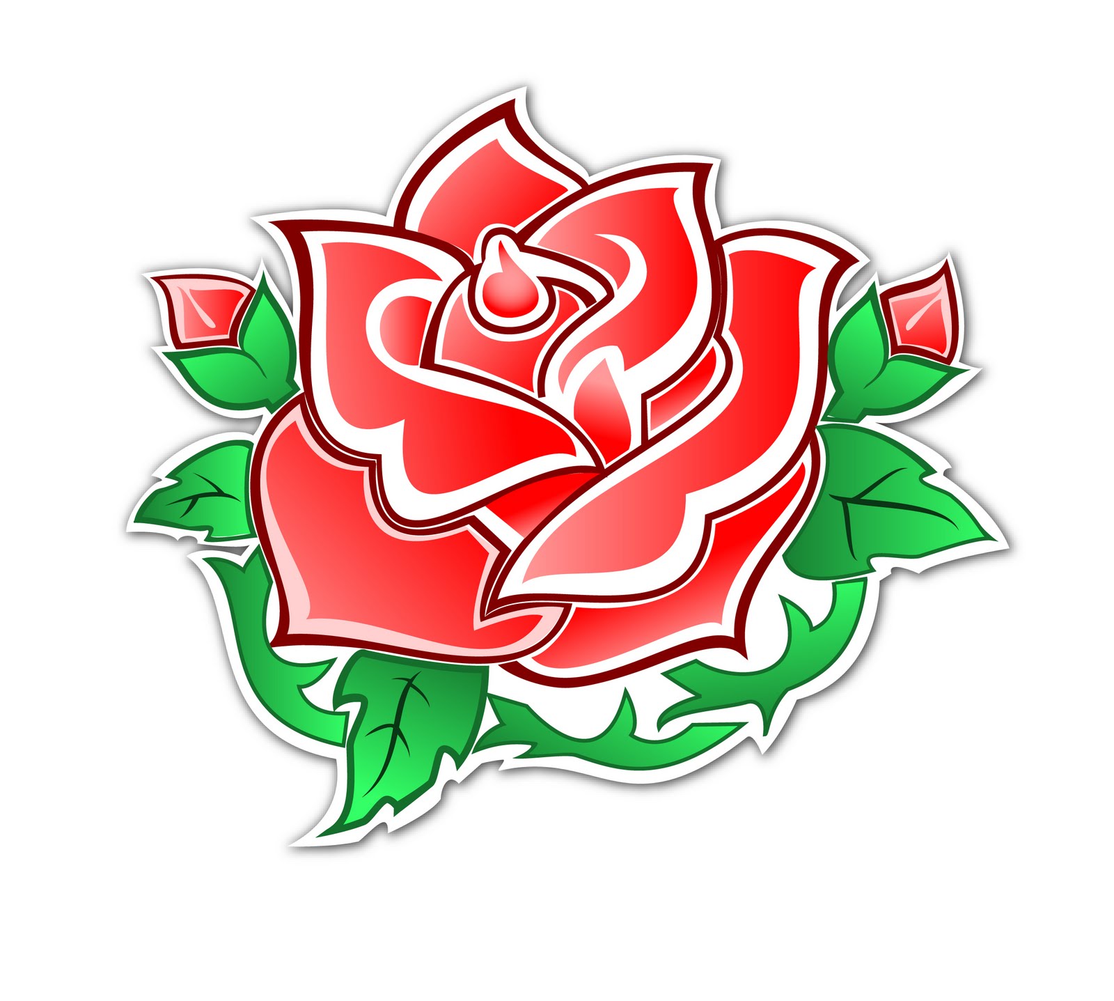 1600x1437 August 20clipart Rose Clip Art