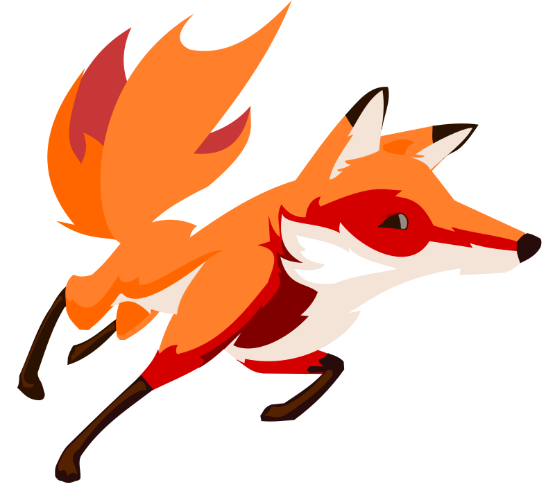 800x705 Contour Fox Clip Art