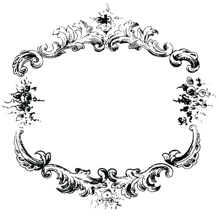 736x730 Free Clipart Frames Download Clip Art Vector Free Digital Download