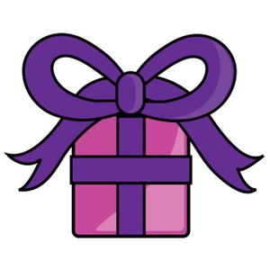 300x300 Free Gift Clip Art Image