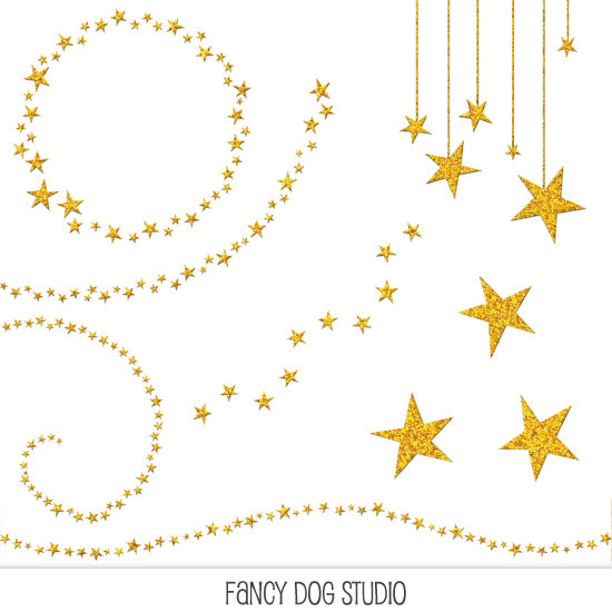 550x550 Glitter Clipart Gold Star