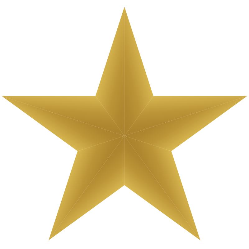 800x800 Gold Star Clipart