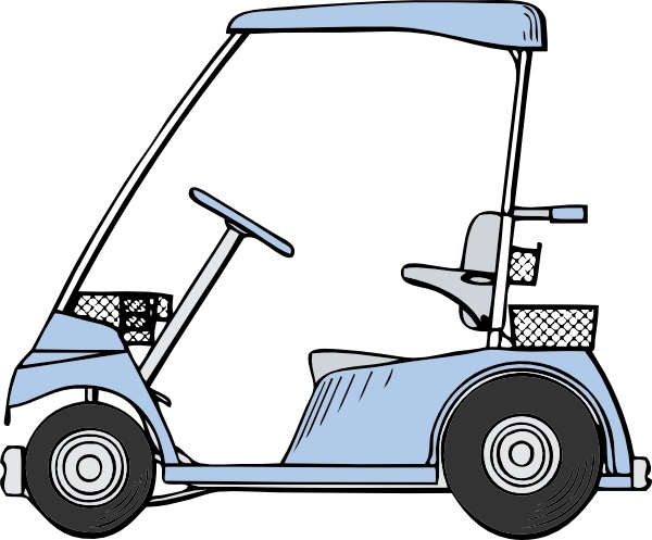 600x497 Golf Cart Clip Art Free Vector In Open Office Drawing Svg ( Svg