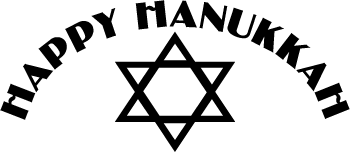 350x152 Hanukkah Banner Clip Art