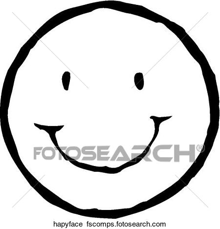 450x469 Clip Art Of Face 49 F2 Face49