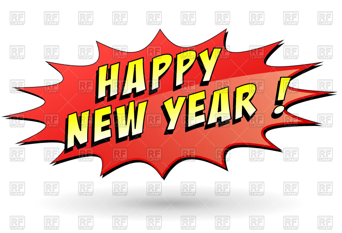 1200x820 Speech Bubble With Wording Happy New Year