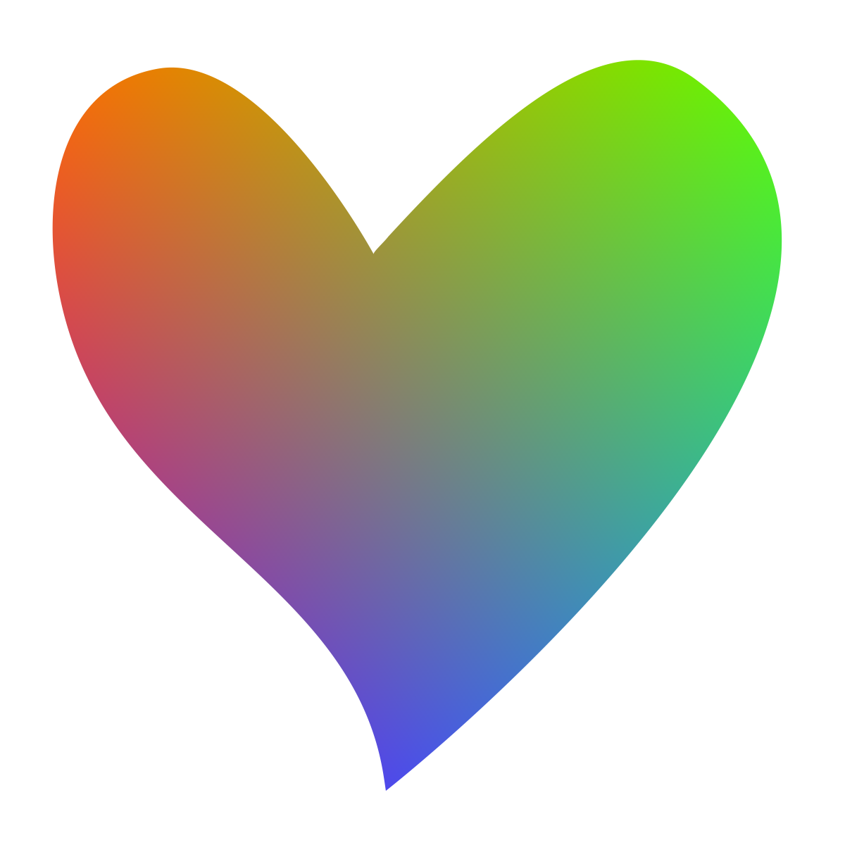 1200x1200 Free Rainbow Heart Clipart Clipart Panda